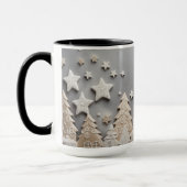 Weihnachtszeit Alphabet Anpassbare Tasse (Links)