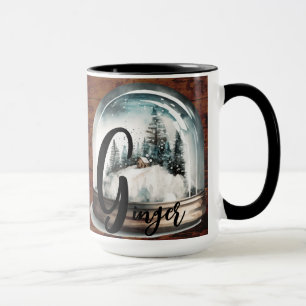 Weihnachtszeit Alphabet Anpassbare Tasse