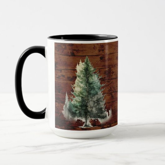 Weihnachtszeit Alphabet Anpassbare Tasse (Links)