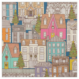 Weihnachtszeit blauer Multi Stoff