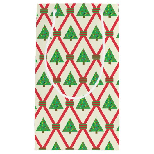 Weihnachtszeit-Blume Kleine Geschenktüte (Vorderseite)