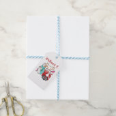 Weihnachtszeit-Crew Geschenkanhänger (Mit Garn)