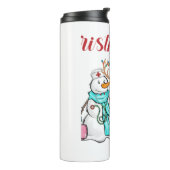 Weihnachtszeit-Crew Thermosbecher (Nach links gedreht)