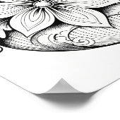 Weihnachtszeit-Farbplakat Poster (Ecke)