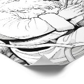 Weihnachtszeit-Farbplakat Poster (Ecke)