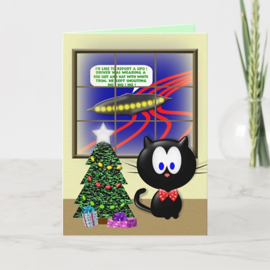 Weihnachtszeit Feiertagskarte (Vorderseite)