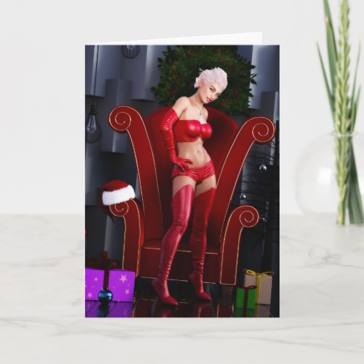 Weihnachtszeit Feiertagskarte (Vorderseite)