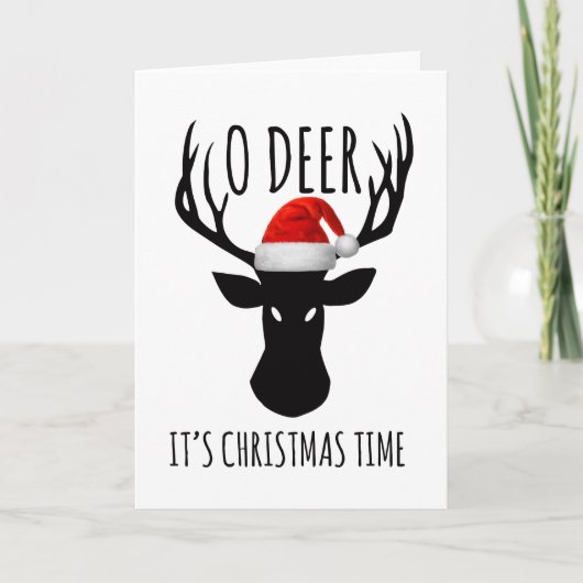 Weihnachtszeit Feiertagskarte (Vorderseite)