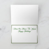 Weihnachtszeit Feiertagskarte (Innenseite)