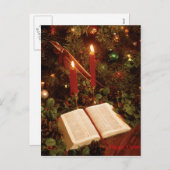 Weihnachtszeit Feiertagspostkarte (Vorne/Hinten)