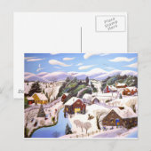 Weihnachtszeit Feiertagspostkarte (Vorne/Hinten)