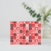 Weihnachtszeit Feiertagspostkarte (Stehend Vorderseite)