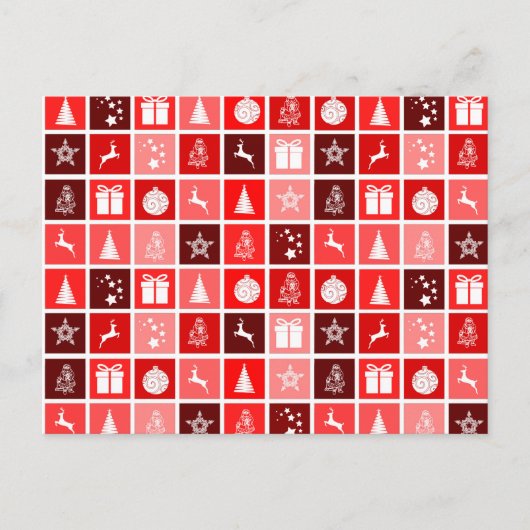 Weihnachtszeit Feiertagspostkarte (Vorderseite)