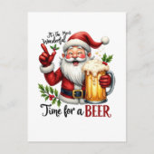 Weihnachtszeit Feiertagspostkarte (Vorderseite)