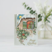 Weihnachtszeit Feiertagspostkarte (Stehend Vorderseite)