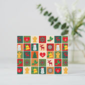 Weihnachtszeit Feiertagspostkarte (Stehend Vorderseite)