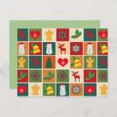 Weihnachtszeit Feiertagspostkarte (Vorne/Hinten)