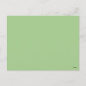 Weihnachtszeit Feiertagspostkarte (Rückseite)