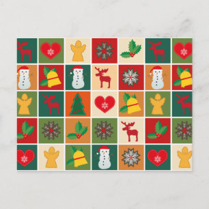 Weihnachtszeit Feiertagspostkarte