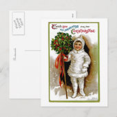Weihnachtszeit Feiertagspostkarte (Vorne/Hinten)