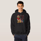 Weihnachtszeit für den Niedlichen Goldenen Retriev Hoodie (Vorne ganz)