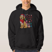 Weihnachtszeit für den Niedlichen Goldenen Retriev Hoodie (Vorderseite)