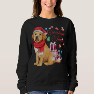 Weihnachtszeit für den Niedlichen Goldenen Retriev Sweatshirt