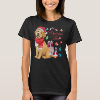 Weihnachtszeit für den Niedlichen Goldenen Retriev T-Shirt