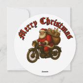 Weihnachtszeit für Motorradfahrer Weihnachten (Rückseite)