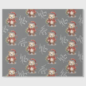 Weihnachtszeit Geschenkpapier (Flach)