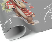 Weihnachtszeit Geschenkpapier (Rolleneckpunkt)