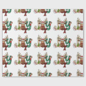 Weihnachtszeit Geschenkpapier (Flach)