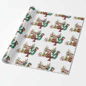 Weihnachtszeit Geschenkpapier (Ungerollt)