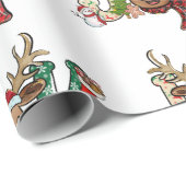 Weihnachtszeit Geschenkpapier (Rolleneckpunkt)