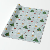 Weihnachtszeit Geschenkpapier (Ungerollt)