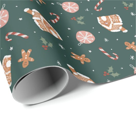 Weihnachtszeit Geschenkpapier (Rolleneckpunkt)