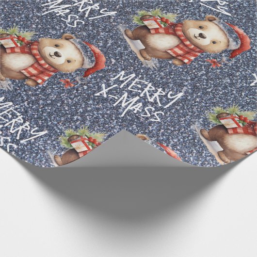 Weihnachtszeit Geschenkpapier (Ecke)