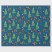 Weihnachtszeit Geschenkpapier (Flach)