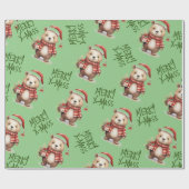 Weihnachtszeit Geschenkpapier (Flach)