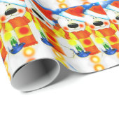 Weihnachtszeit Geschenkpapier (Rolleneckpunkt)
