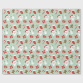 Weihnachtszeit   geschenkpapier (Flach)