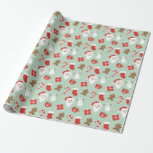 Weihnachtszeit   geschenkpapier (Ungerollt)