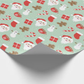 Weihnachtszeit geschenkpapier (Ecke)