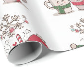 Weihnachtszeit Geschenkpapier (Rolleneckpunkt)