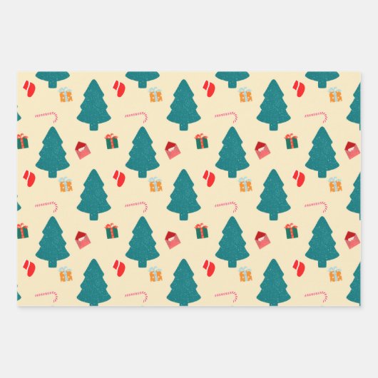 Weihnachtszeit Geschenkpapier Set (Vorderseite 3)