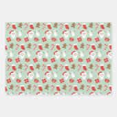 Weihnachtszeit geschenkpapier set (Vorderseite)