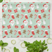Weihnachtszeit geschirrtuch (Gefaltet)