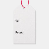 Weihnachtszeit - Gift-Tags Geschenkanhänger (Rückseite)