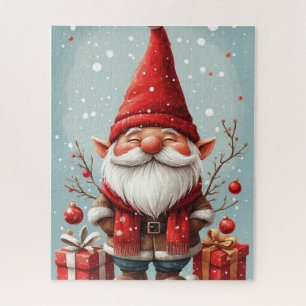 Weihnachtszeit-Gnom-Puzzle Puzzle