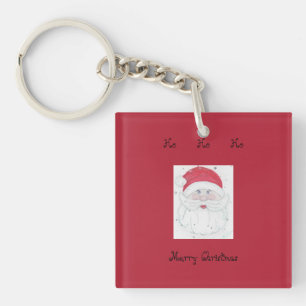 Weihnachtszeit "Ho Ho Ho" Weihnachten Schlüsselanhänger
